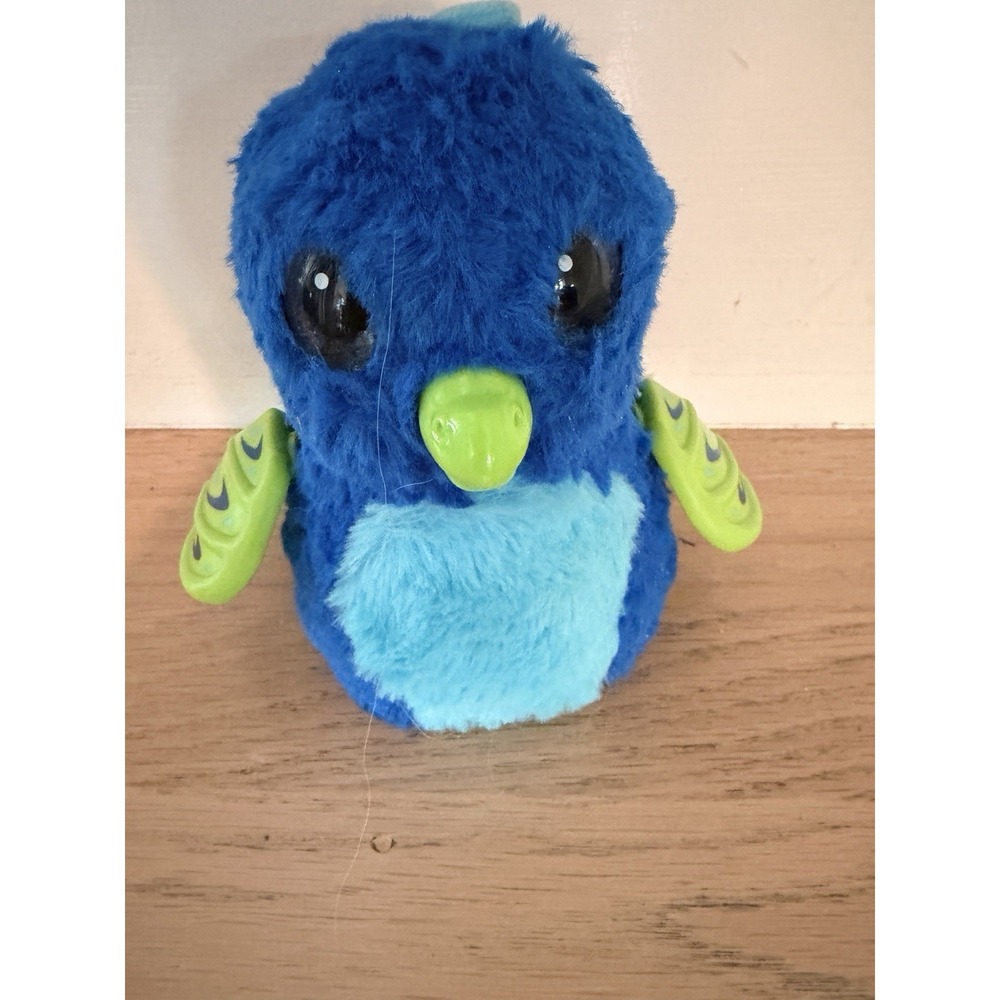 Hatchimals Blue Dragon Draggle Pet Toy Motorized Plush Spin Master WORKS